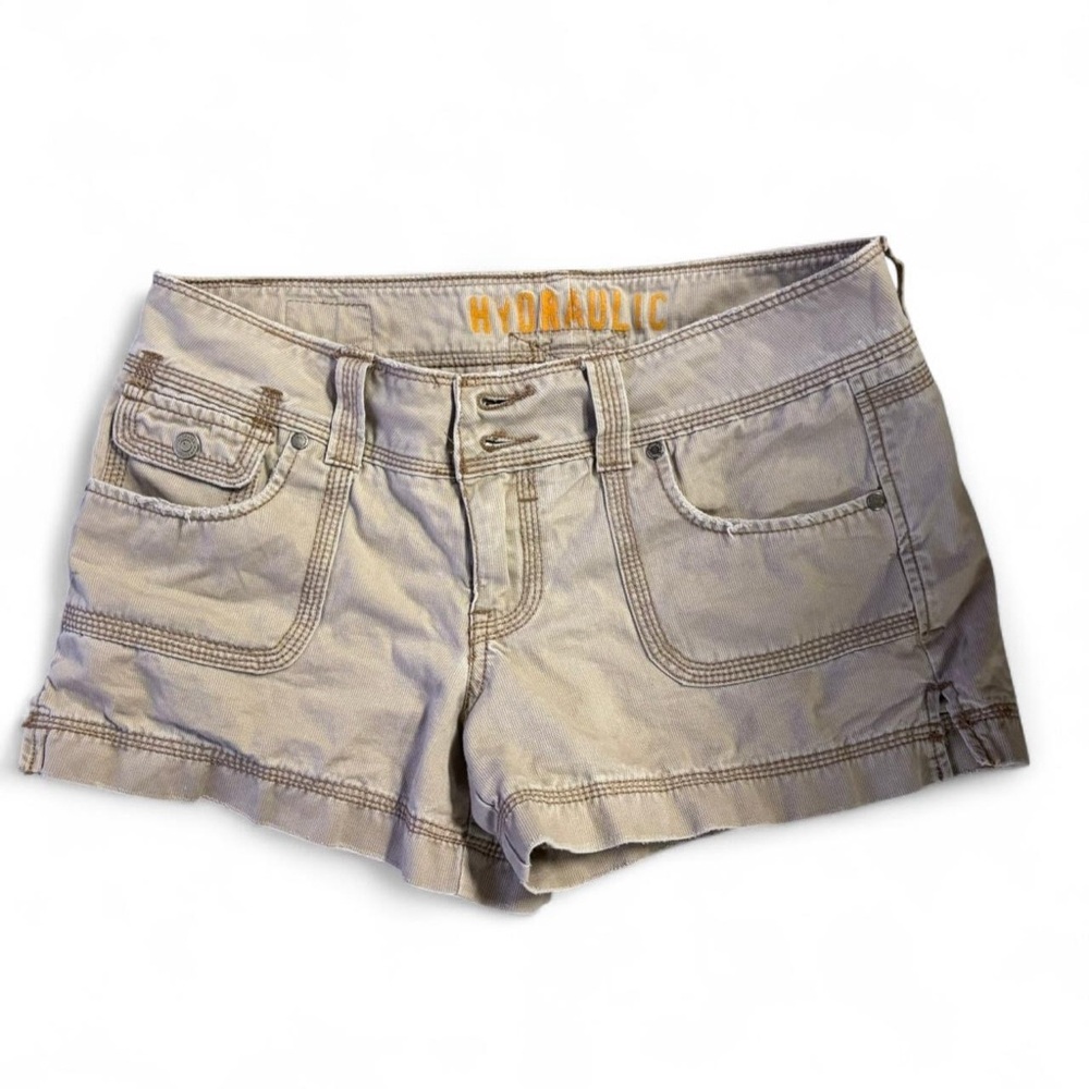 SOLD - Hydraulic Women's Beige Cargo Shorts